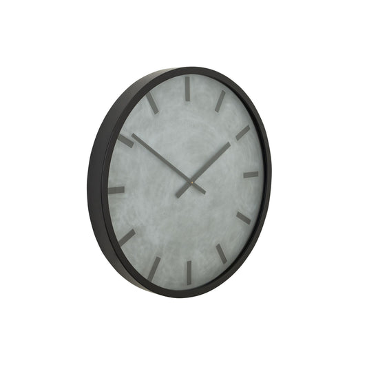 Concrete Effect Station Clock