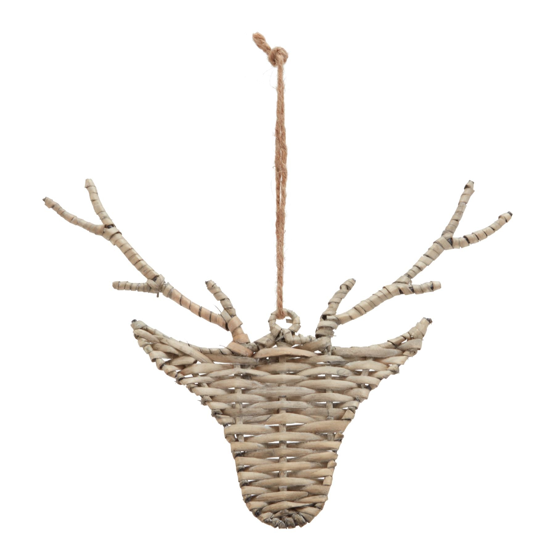 The Noel Collection Wicker Hanging Reindeer