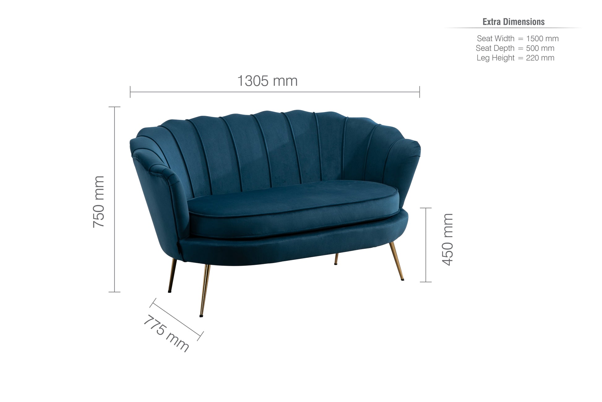 Ariel 2 Seater Sofa-8