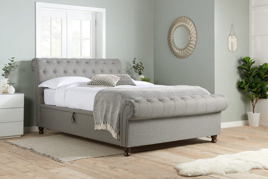 Castello King Side Ottoman Bed-0