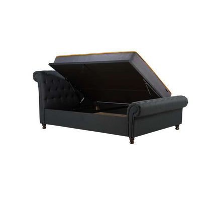 Castello Super King Side Ottoman Bed-7