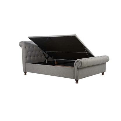 Castello Super King Side Ottoman Bed-8