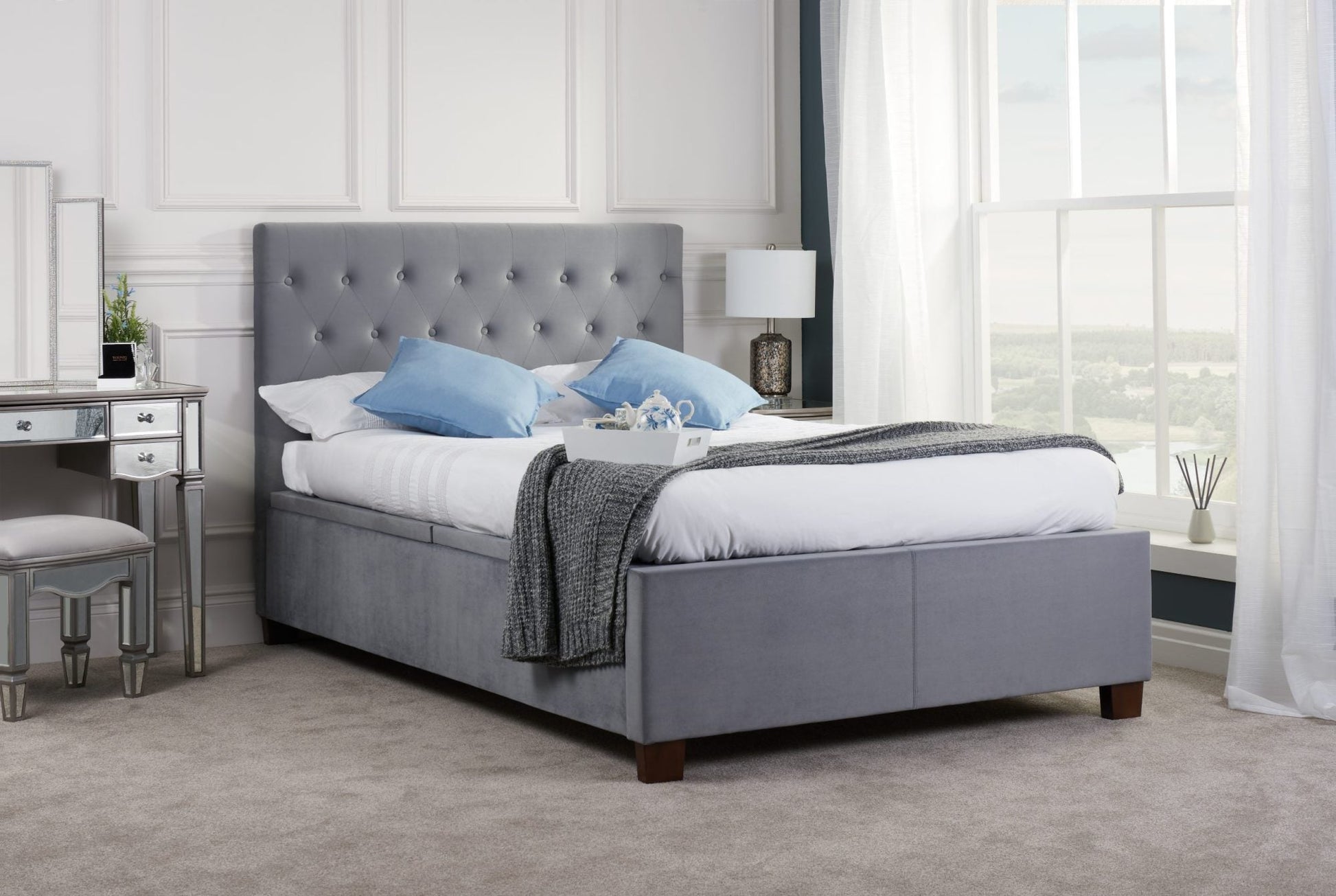 Cologne Double Ottoman Bed-0