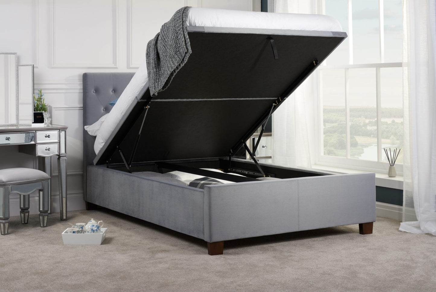 Cologne Double Ottoman Bed-1