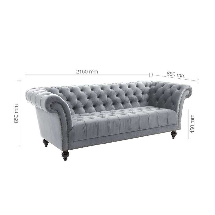 Chester 3 Seater Sofa-5