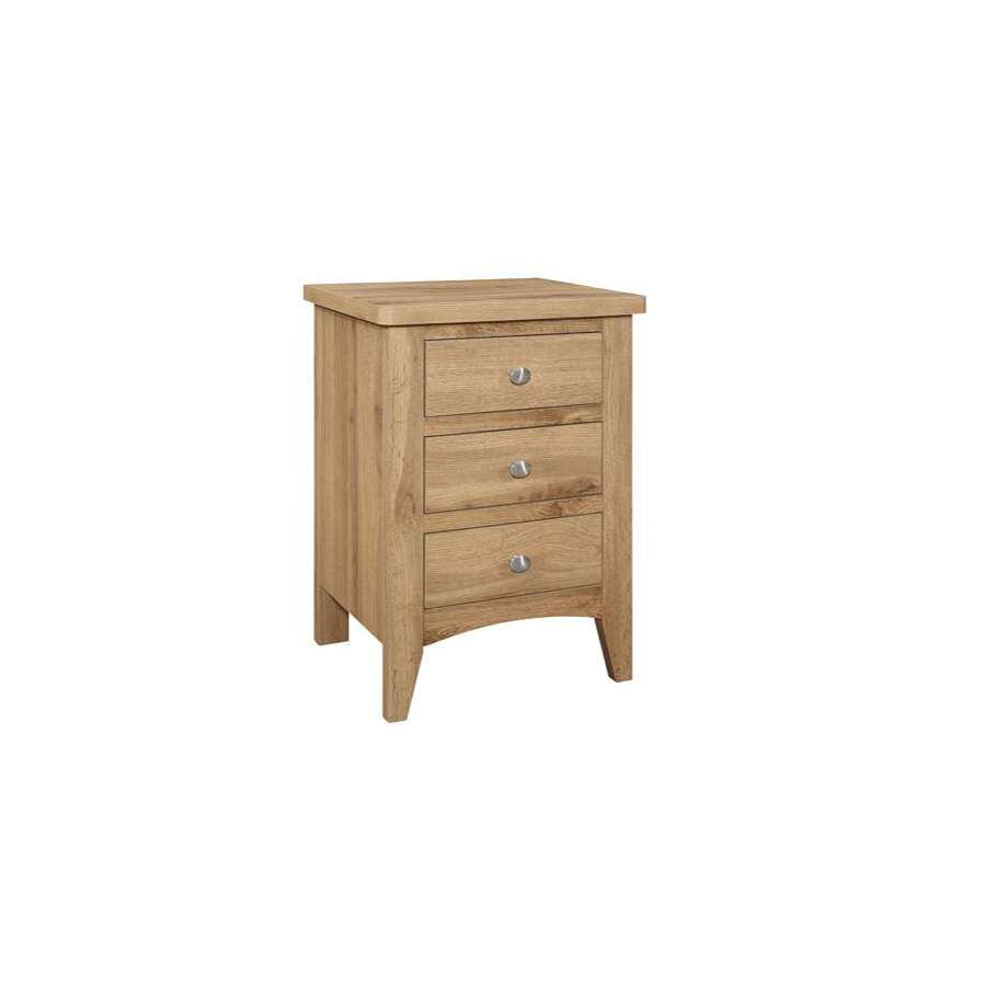 Hampstead 3 Drawer Bedside-3