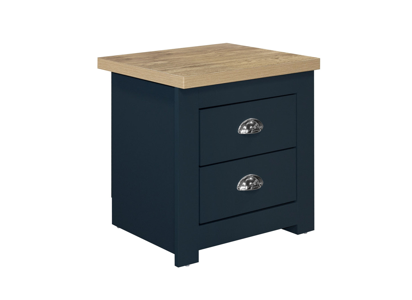 Highgate 2 Drawer Bedside-2