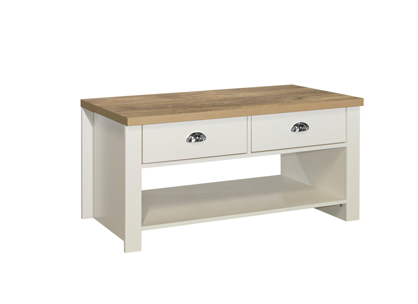 Highgate 2 Drawer Coffee Table-2