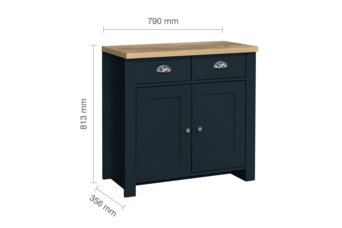 Highgate 2 Door 2 Drawer Sideboard-5