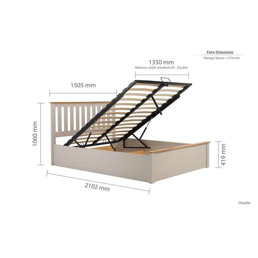 Phoenix Double Ottoman Bed-7