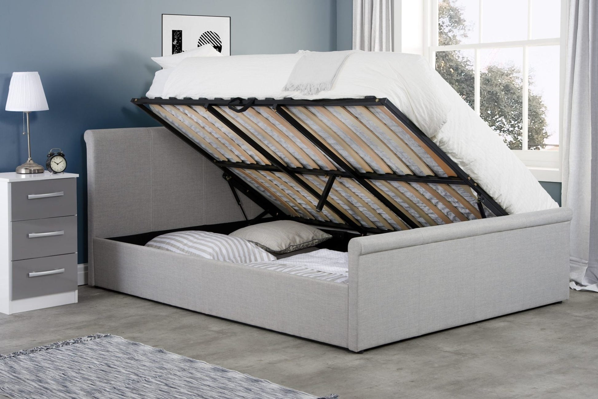 Stratus Double Ottoman Bed-1