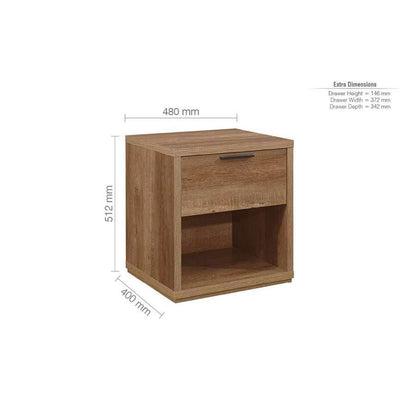 Stockwell 1 Drawer Bedside-8