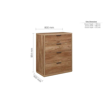 Stockwell 4 Drawer Chest-8