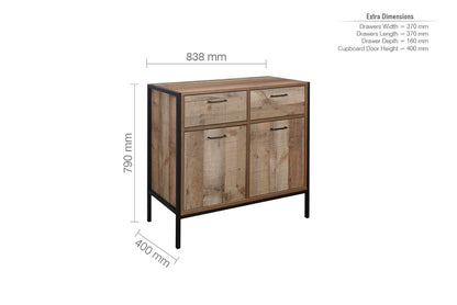 Urban 2 Door 2 Drawer Sideboard-6