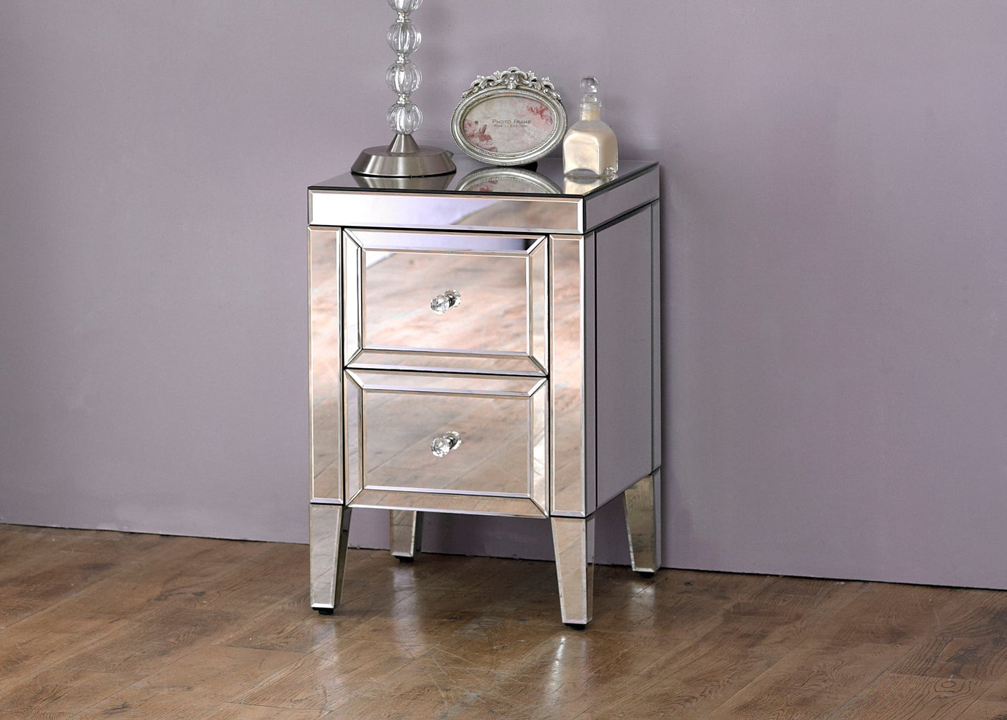 Valencia 2 Drawer Bedside-1