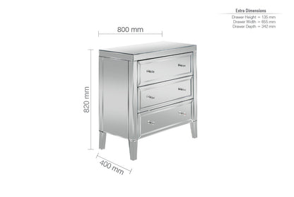 Valencia 3 Drawer Chest-7