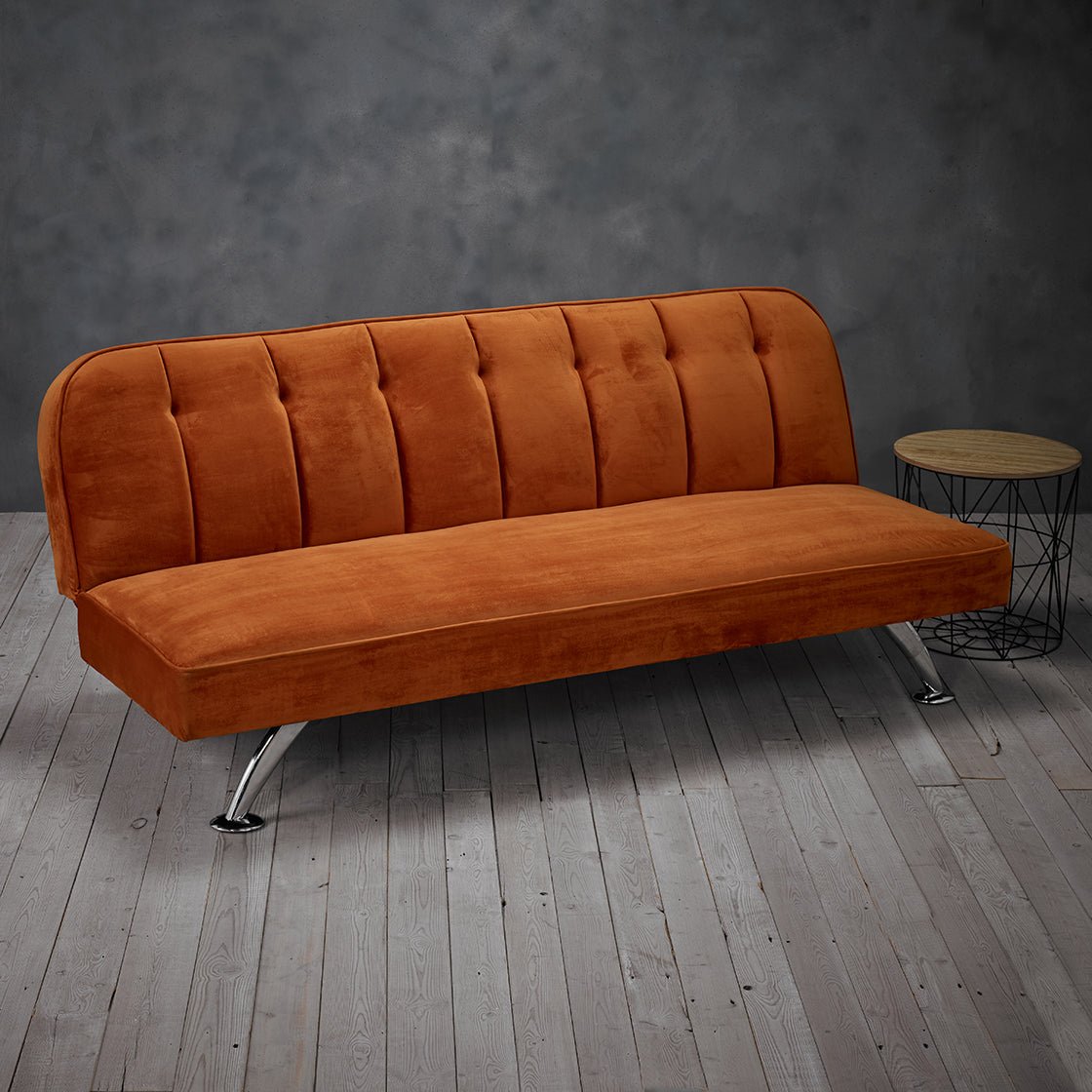 Brighton Sofa Bed Orange-3