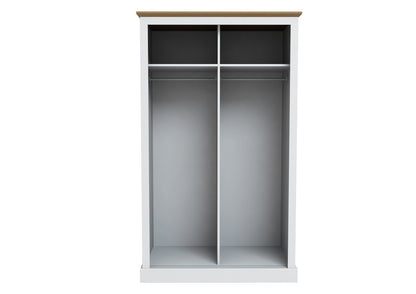 Devon 2 Door Sliding Wardrobe White-1