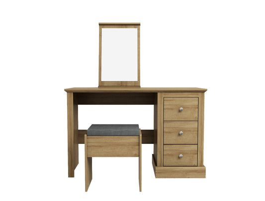 Devon Dressing Table Set Oak-0