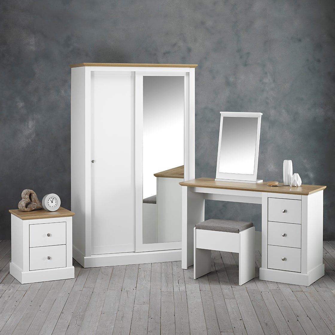 Devon Dressing Table Set White-1