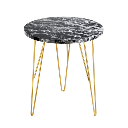 Fusion Lamp Table Black Marble-0