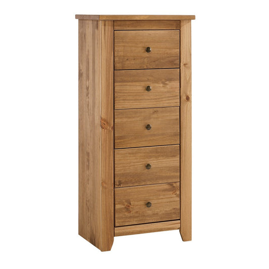 Havana 5 Drawer Chest Pine-0