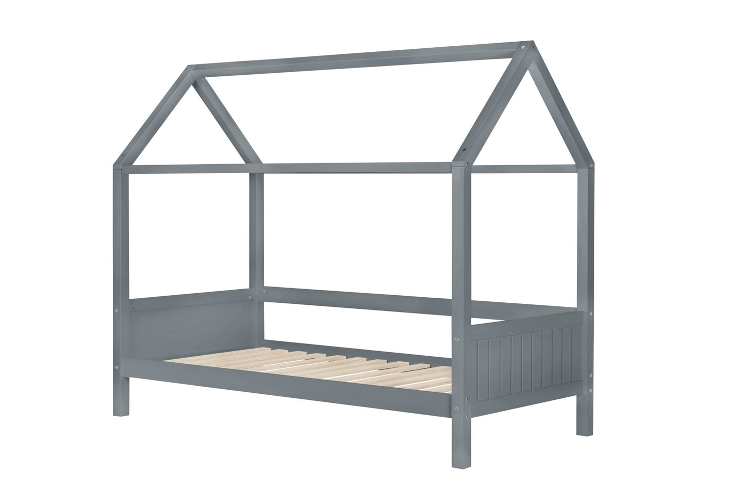 Home Single Bed - Grey-5