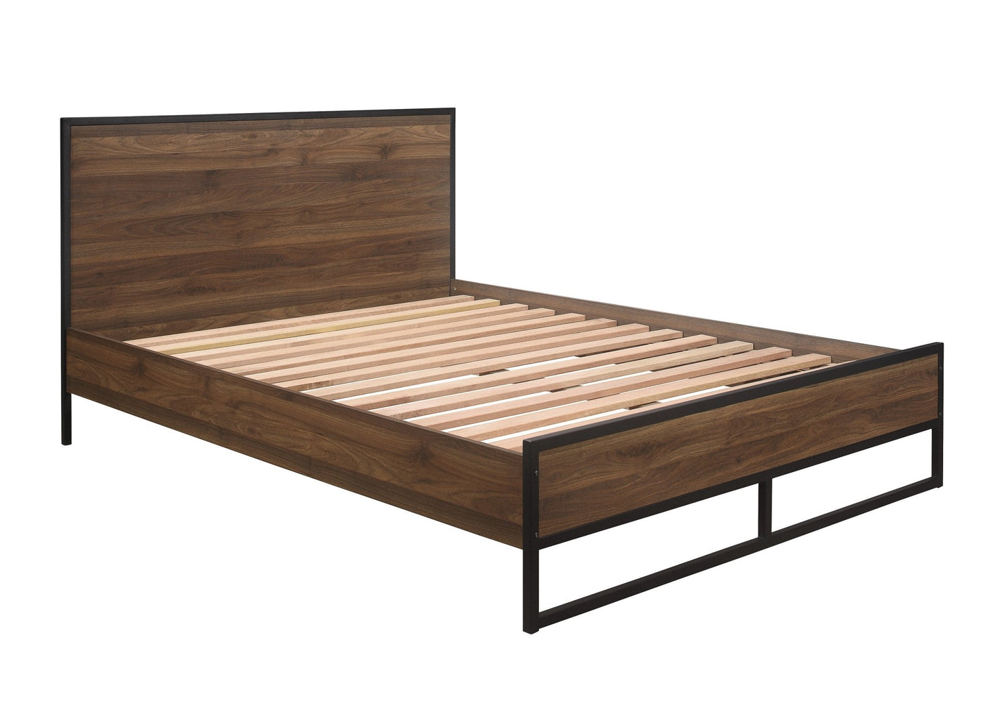 Houston Double Bed Brown-5