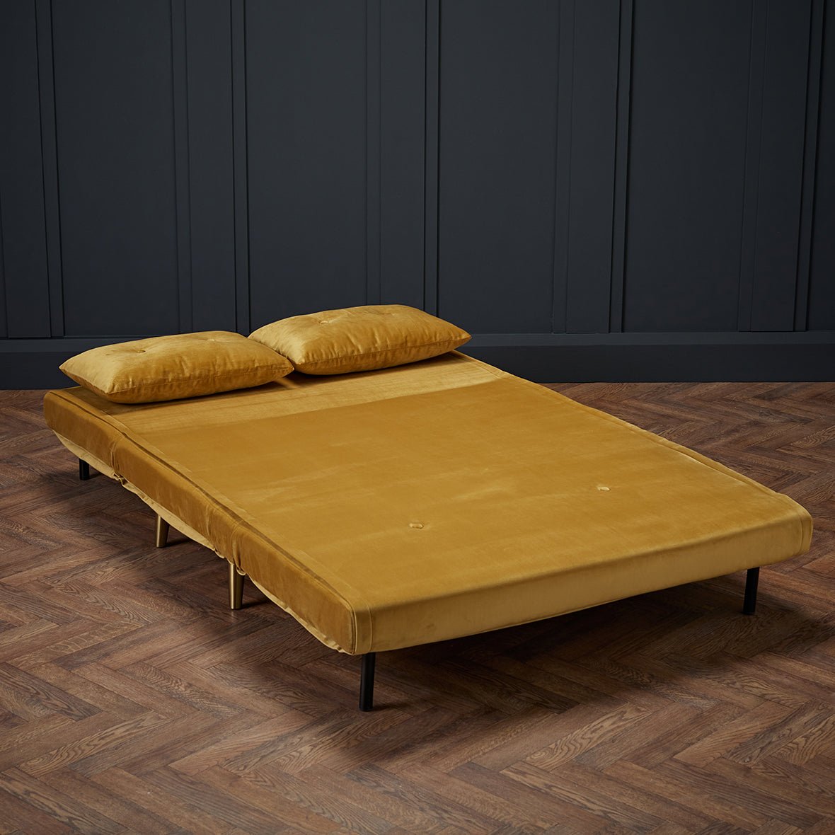 Madison Sofa Bed Mustard-1