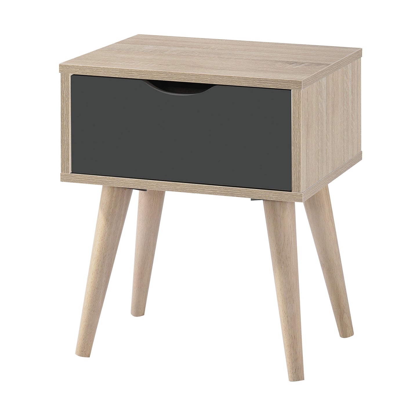 Scandi Oak Lamp Table Grey-0