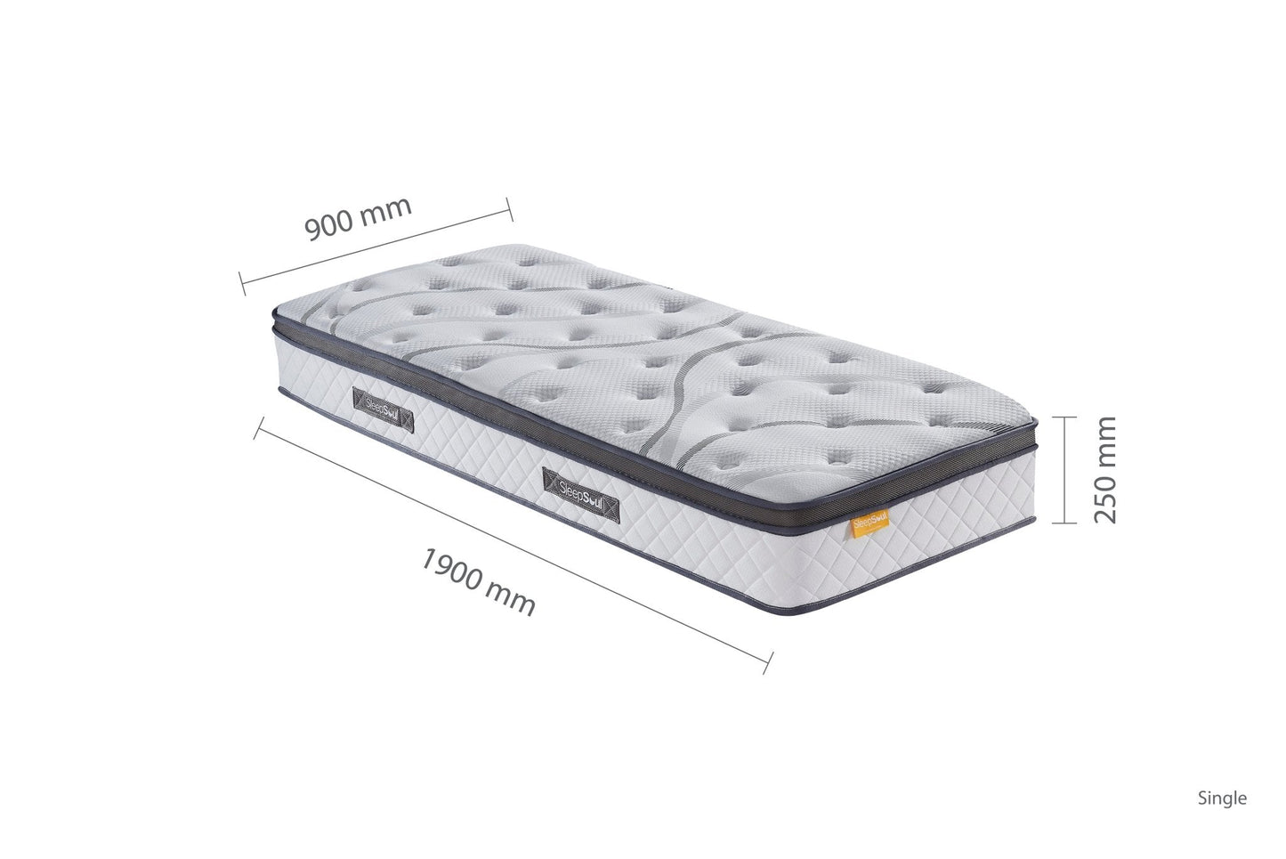 SleepSoul Heaven Single Mattress (25CM Thickness)-1