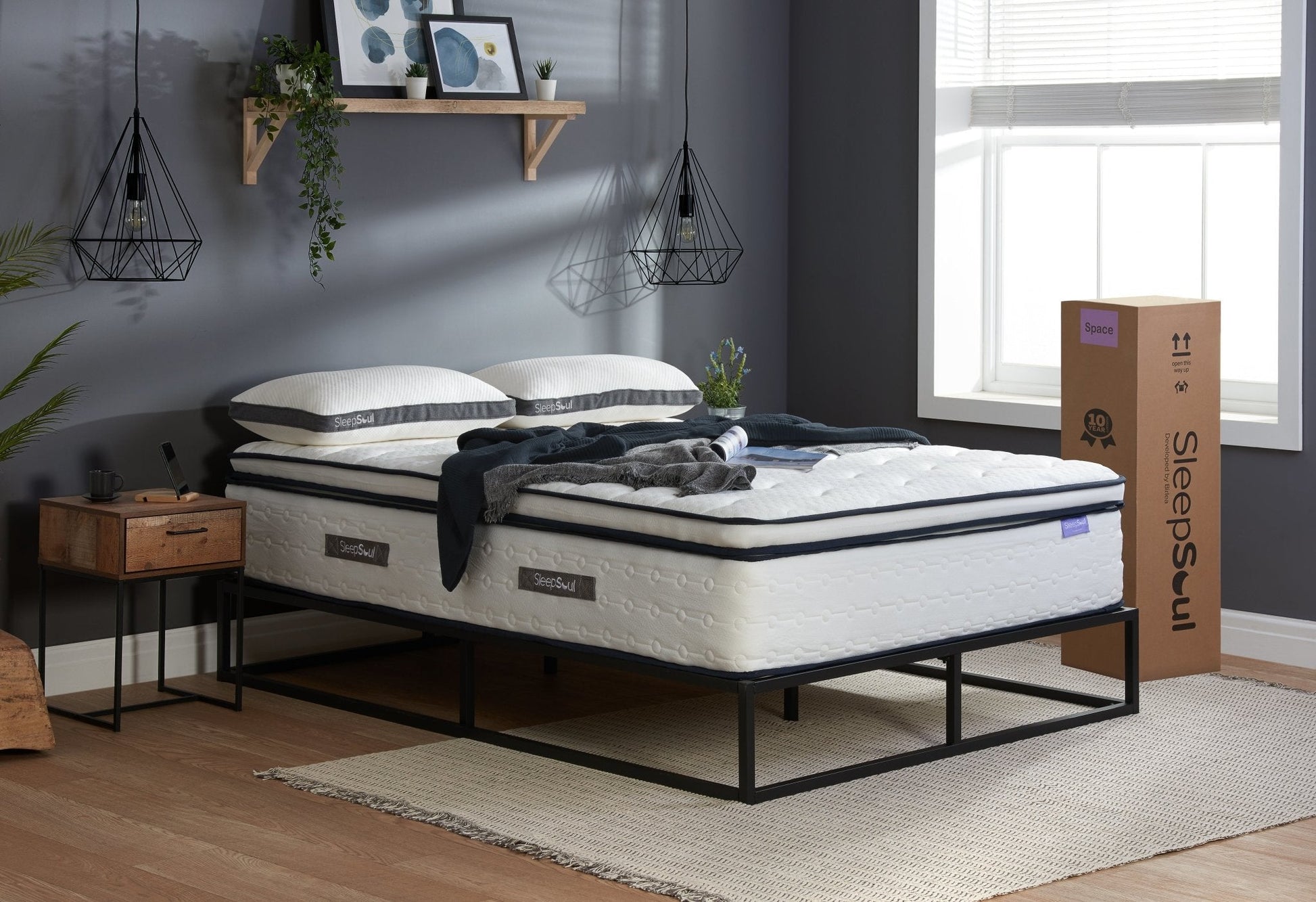 SleepSoul Space Super King Mattress (34CM Thickness)-9