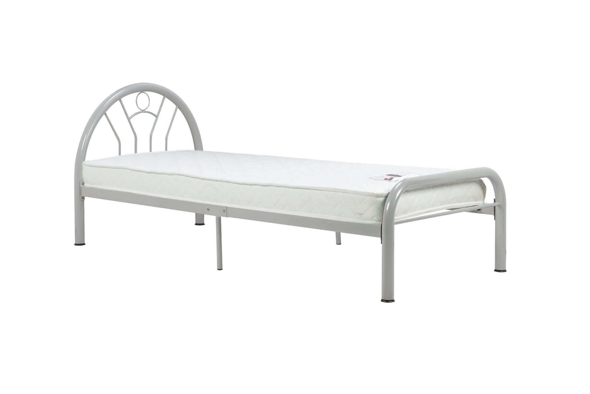 Solo Single Bed - Silver-4